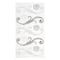 Black &#x26; Silver Rhinestone Flourish Stickers by Recollections&#x2122;